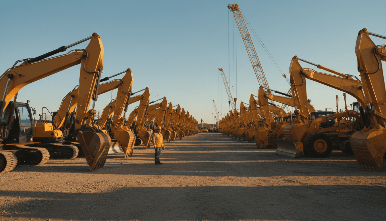 Parco noleggi macchinari edili a Castellarano con attrezzature professionali